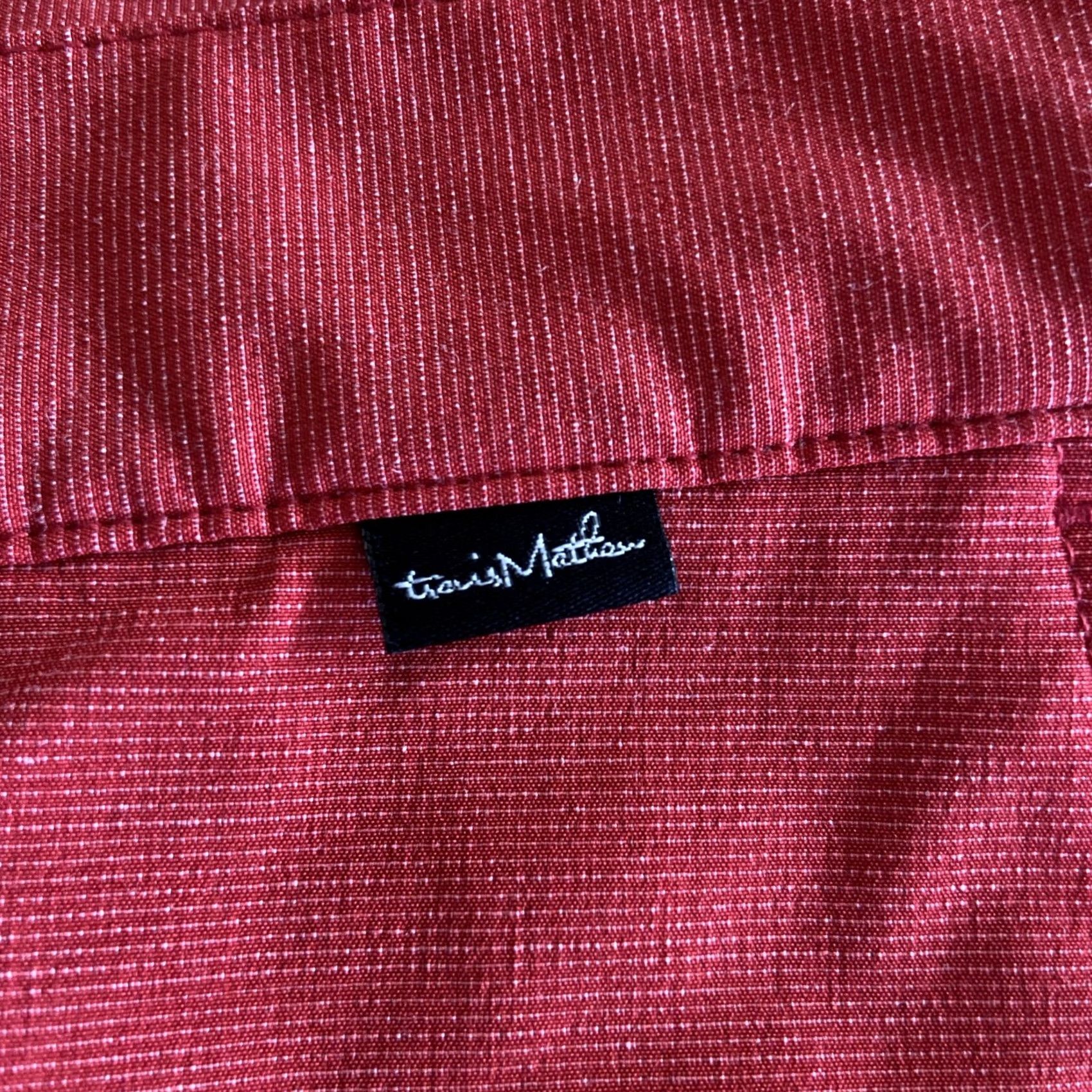 TravisMathew Travis Mathew Chino Short 34 Red Loud Golf Performance Proceed With Caution Size US 34 / EU 50 - 3 Thumbnail