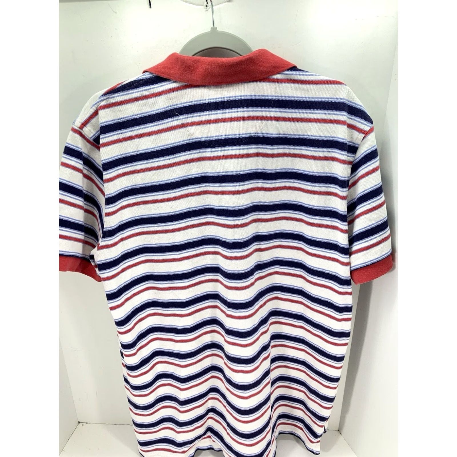 Brooks Brothers Brooks Brothers Polo Shirt Men XL Red Stripe Short Sleeve Cotton Knit Pullover Size US XL / EU 56 / 4 - 6 Thumbnail
