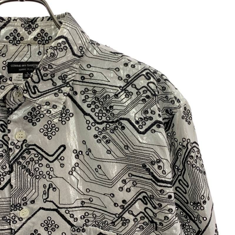 Comme des Garcons Homme Plus Shirt Perforated detail electronic circuit metallic Size US M / EU 48-50 / 2 - 2 Thumbnail