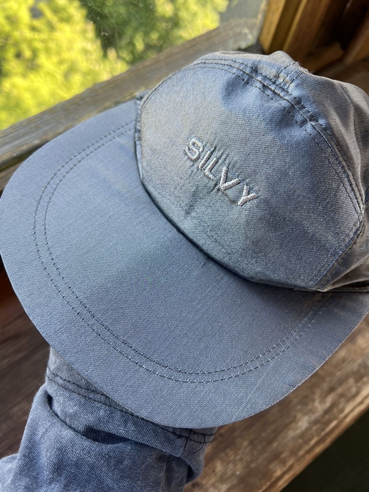 Vintage Vintage Silvy Hat Avant Garde 5 Panel Cap streetwear Y2k Size ONE SIZE - 3 Thumbnail