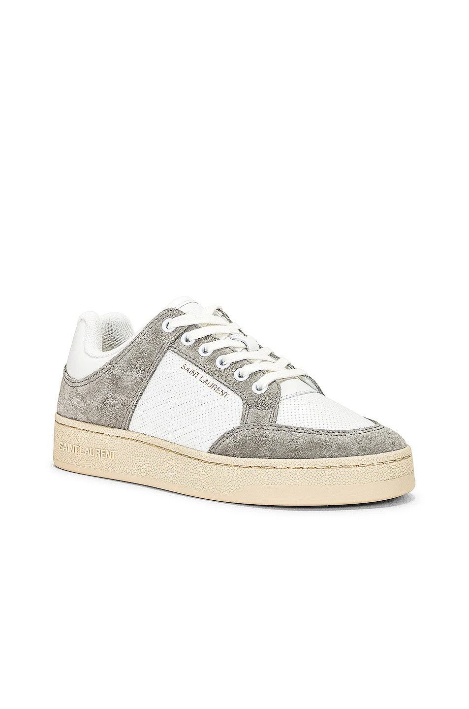 Saint Laurent Paris o1w1db10526 713602 SL/61 Sneakers in Leather and Suede Size US 9 / IT 39 - 2 Thumbnail