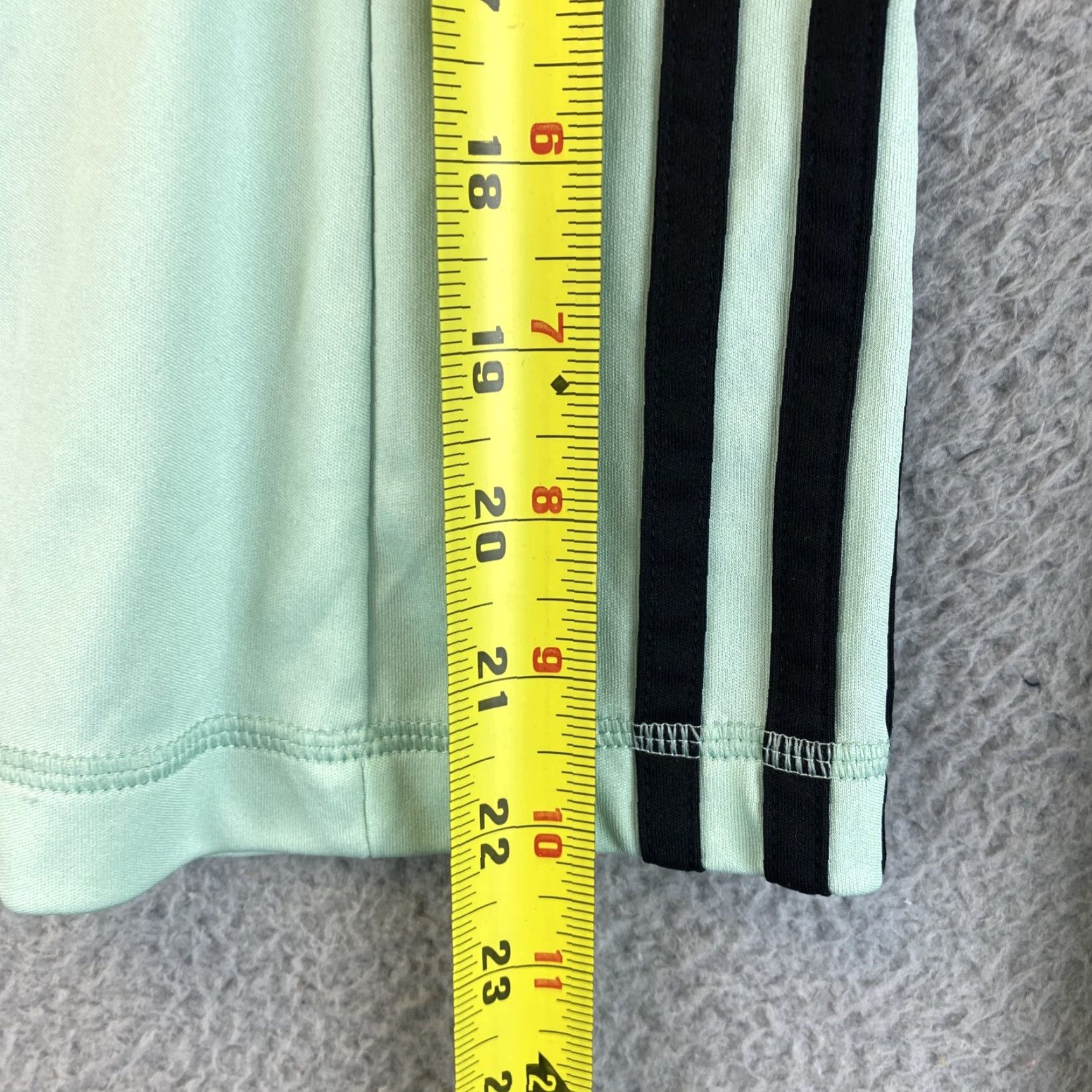 Adidas adidas Women’s Top Long Sleeve Three Stripe Shirt Green Logo S Sports /71-33 Size S / US 4 / IT 40 - 5 Thumbnail