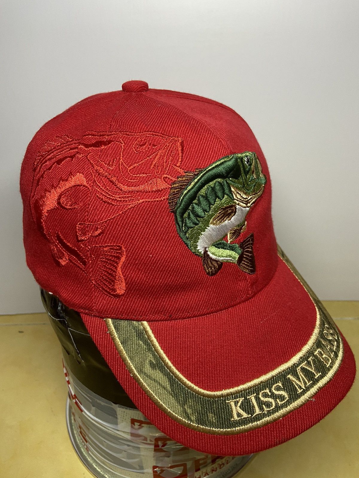 Bass Pro Shops KISS MY BASS EMBROIDERY LOGO HAT CAP Size ONE SIZE - 2 Thumbnail