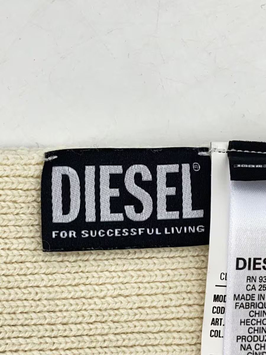 Diesel Diesel Plain Wool Scarf White Size ONE SIZE - 2 Thumbnail
