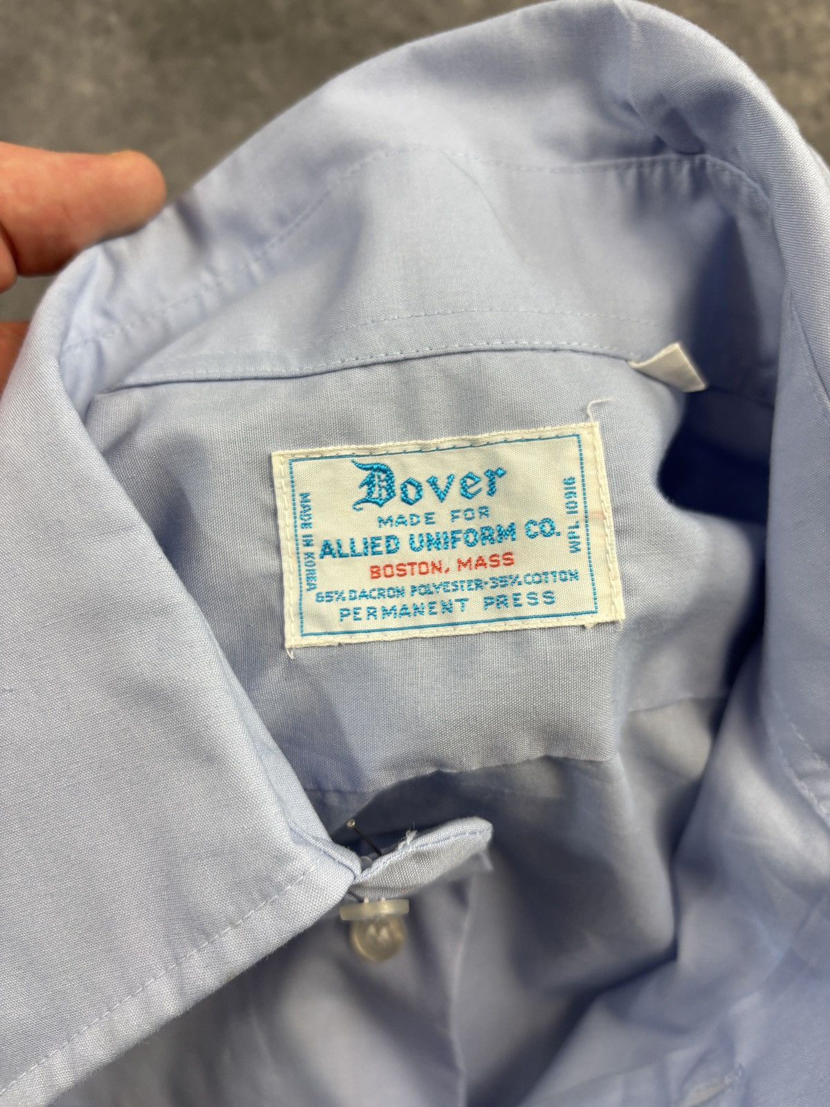 Vintage 1980s Vintage Work Shirt Security Uniform Shortsleeve Summer Size US S / EU 44-46 / 1 - 4 Thumbnail