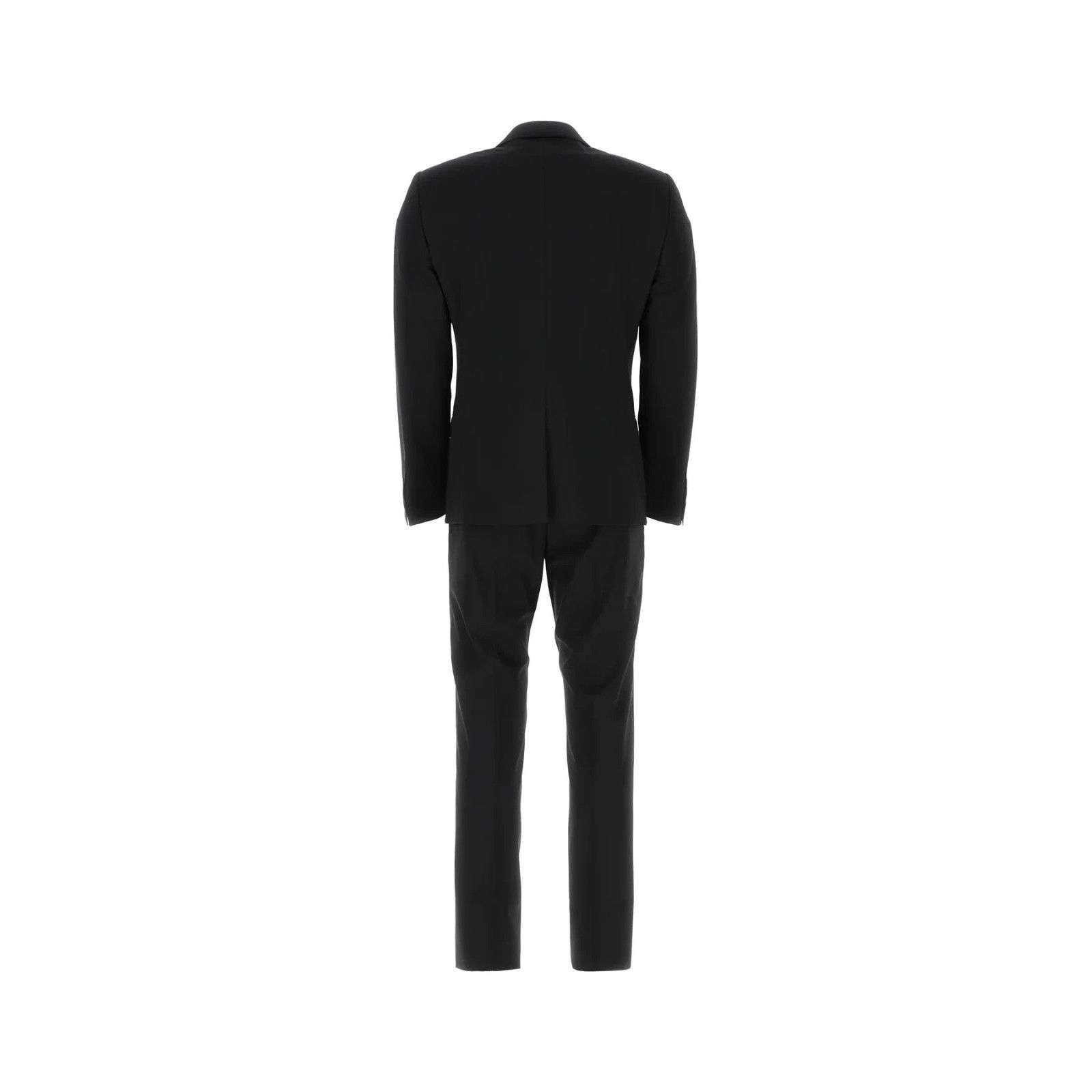 Dolce & Gabbana DOLCE & GABBANA Black Stretch Wool Tuxedo New & Authentic (M Size US M / EU 48-50 / 2 - 2 Thumbnail