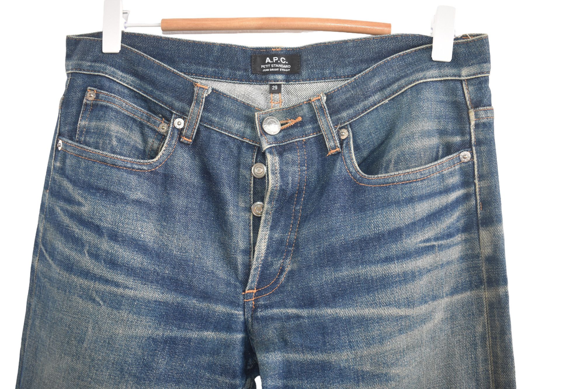 A.P.C. × Jean Very Rare 🔥 Faded APC Jeans W30 Size US 30 / EU 46 - 2 Thumbnail