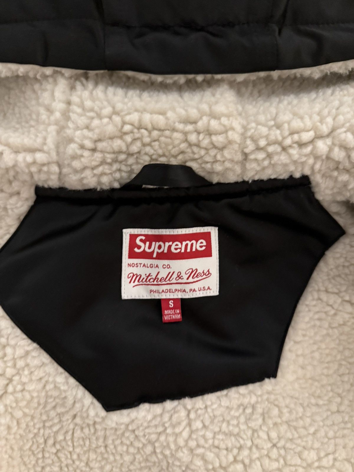 Mitchell & Ness × Supreme Supreme x Mitchell & Ness Lined Hooded Satin Varsity Jacket Size US S / EU 44-46 / 1 - 6 Thumbnail