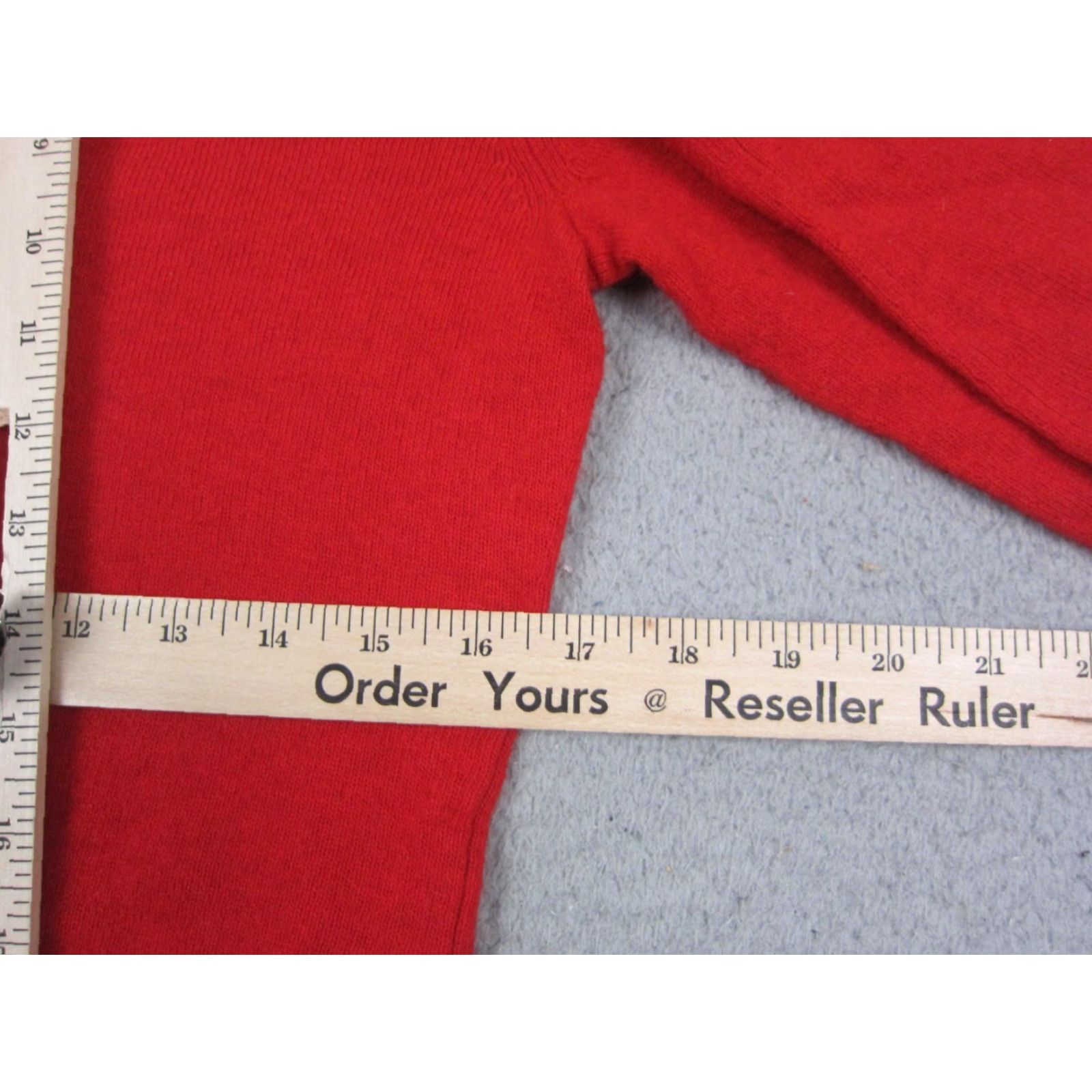 Banana Republic Banana Republic Sweater Womens S Red Wool Cashmere Angora Slim V Knit Pullover 90s Shirt? Size S / US 4 / IT 40 - 7 Thumbnail