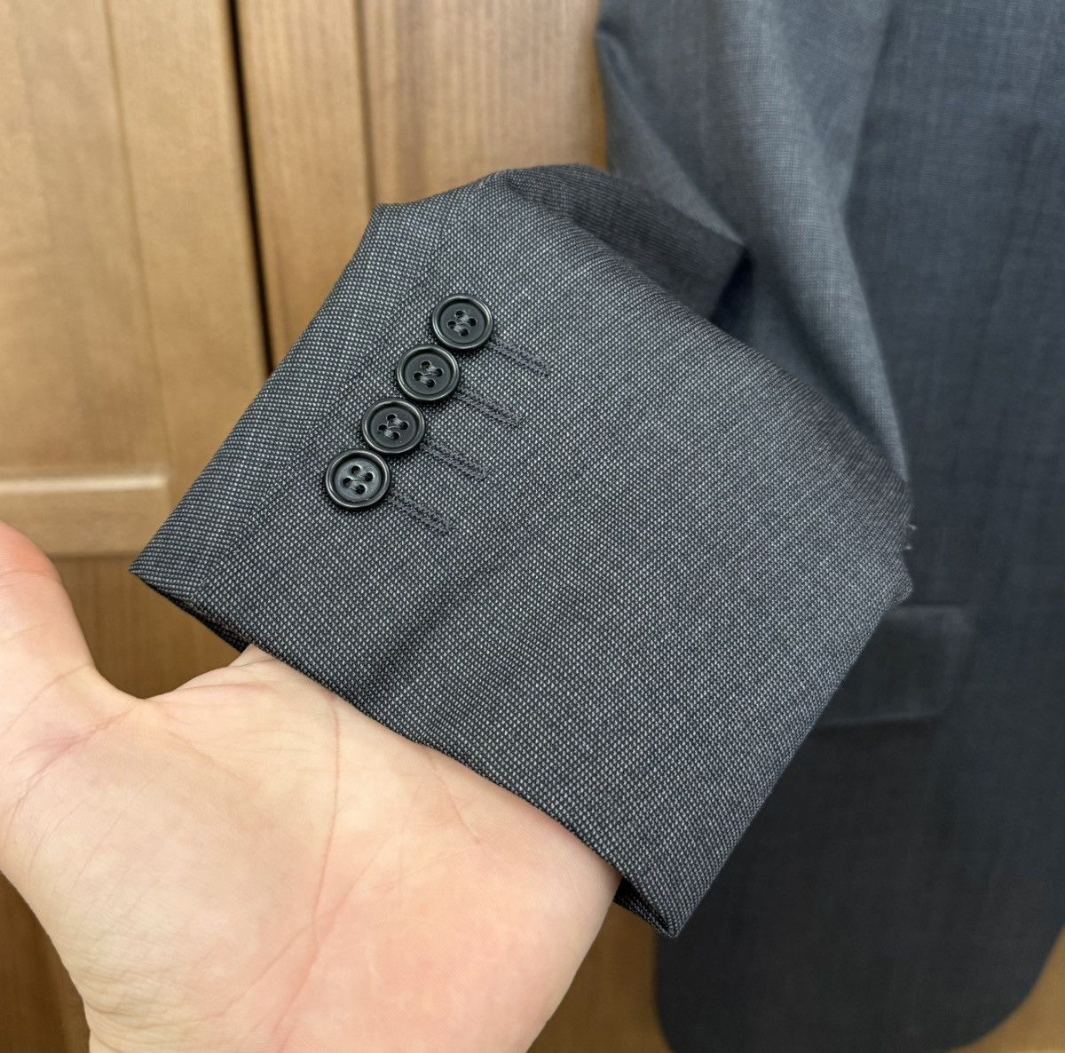 Canali Canali Gray Classic Blazer Two Button Size 48R - 2 Thumbnail