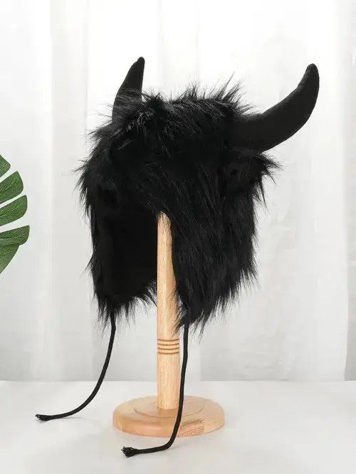 Other Cow Style Faux Fur Hats Size ONE SIZE - 3 Thumbnail