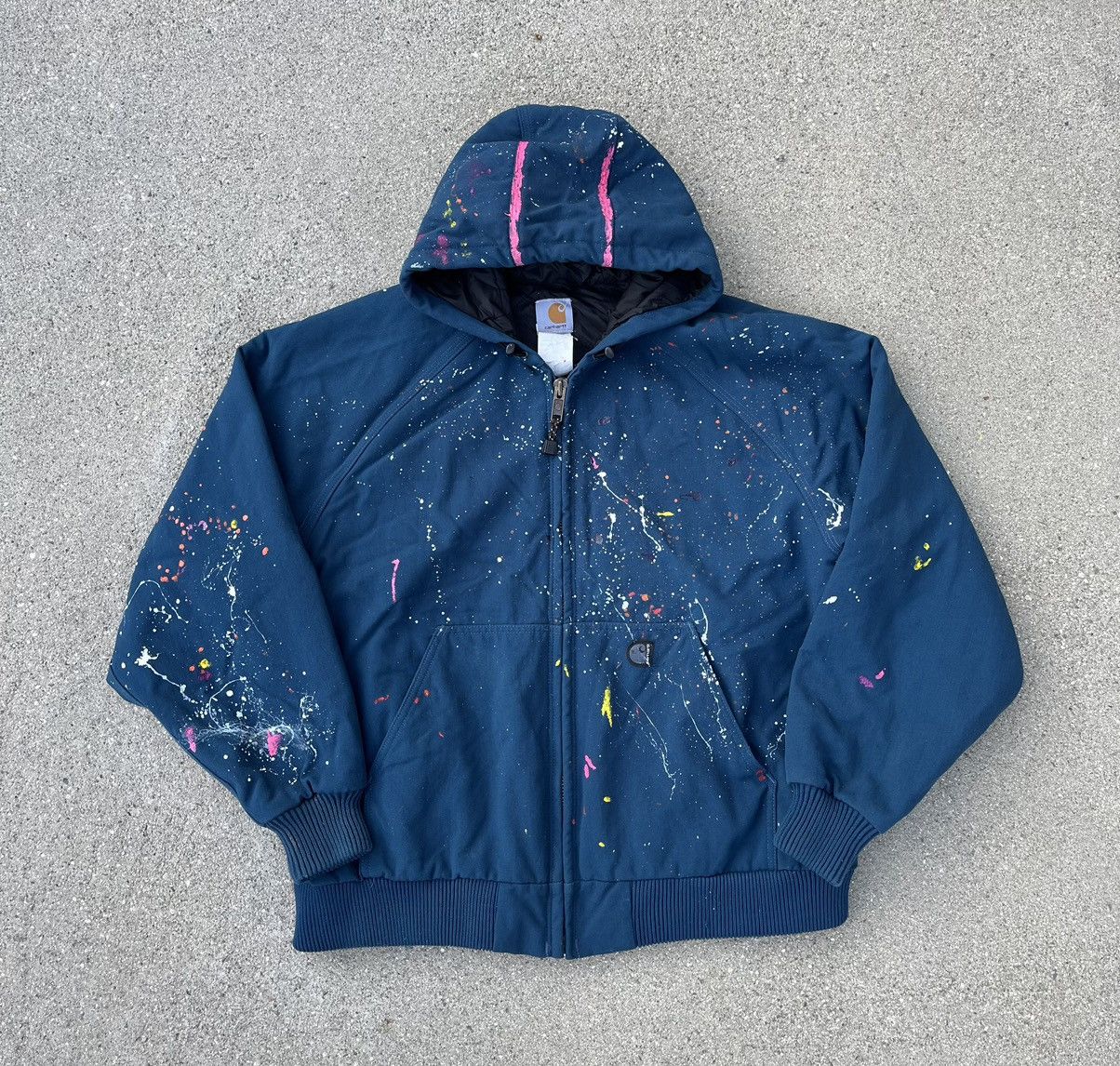 Carhartt × Japanese Brand Custom Carhartt Jacket Distressed Quilt Lining J140 Size US XL / EU 56 / 4 - 10 Thumbnail