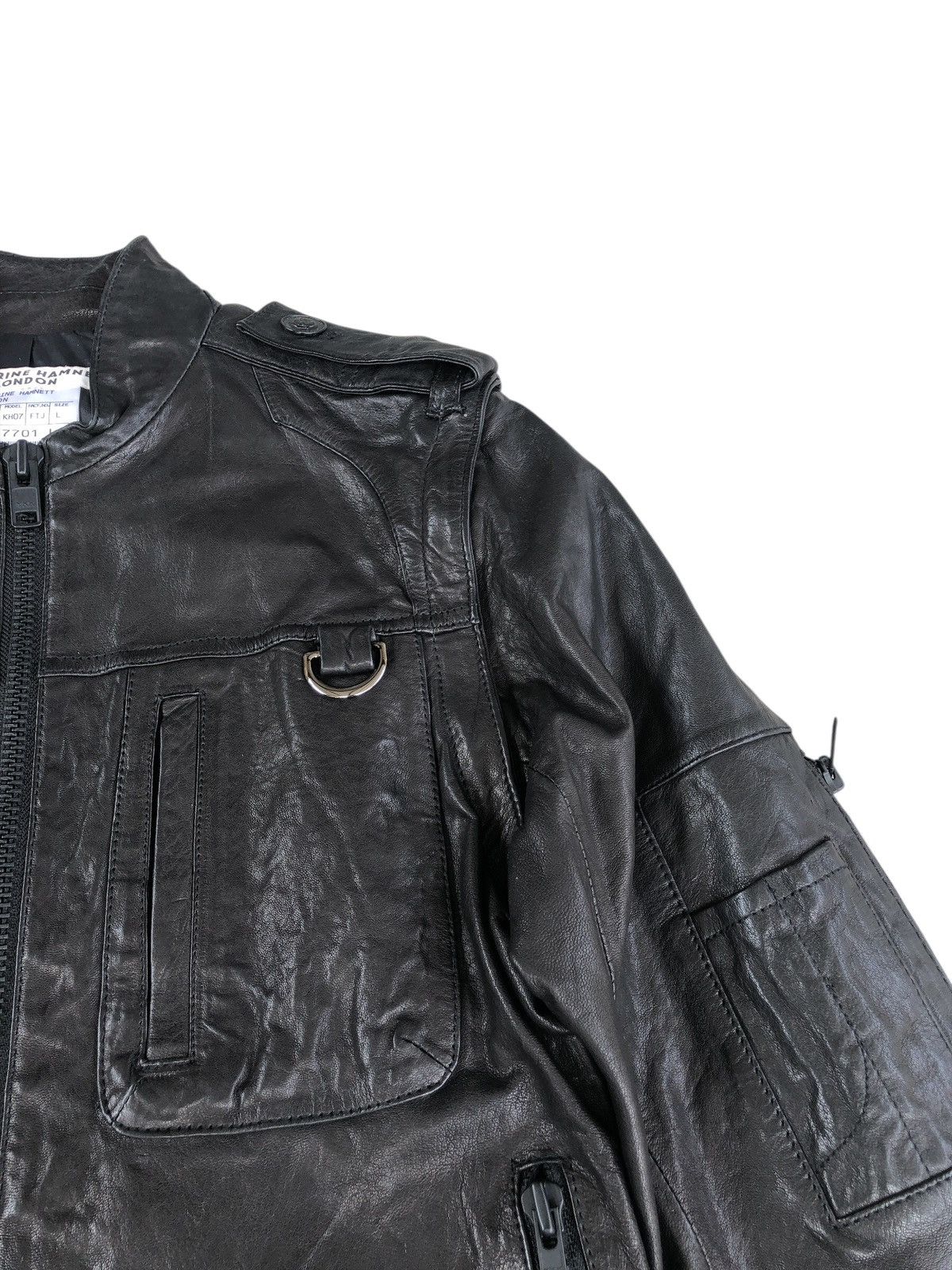 Katharine Hamnett London Katharine Hamnett London Leather Jacket Size US M / EU 48-50 / 2 - 5 Thumbnail