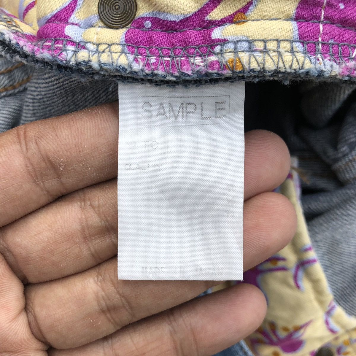 Issey Miyake × Japanese Brand × Tsumori Chisato ISSEY MIYAKE Tsumori Chisato Beautiful Art Slim Fit Denim Size US 29 - 16 Thumbnail