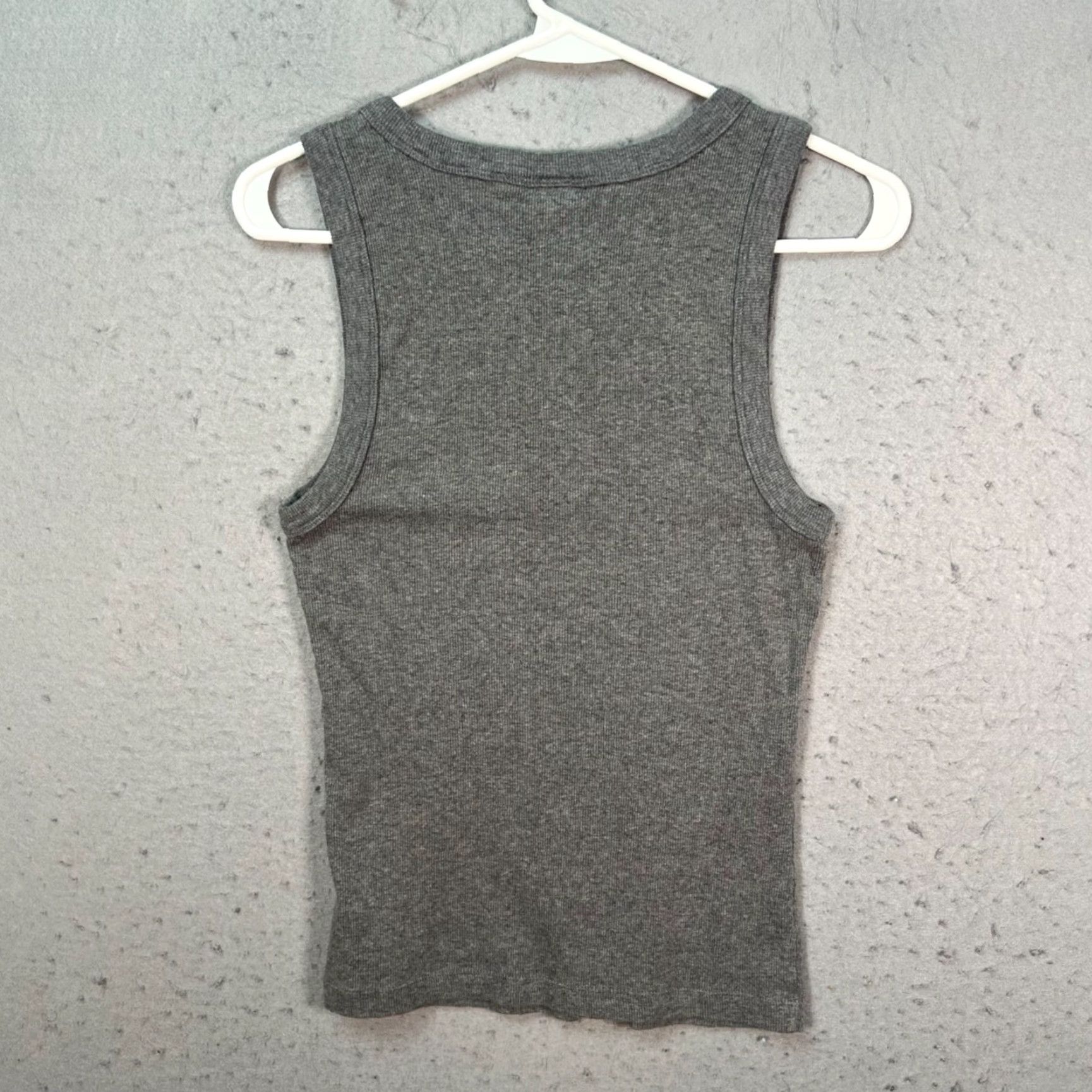 Vintage Babaton Tank Top Shirts Womens Adult Medium Gray Cotton Blend Scoop Neck Sleeveless Stretch Casual Size M / US 6-8 / IT 42-44 - 2 Thumbnail
