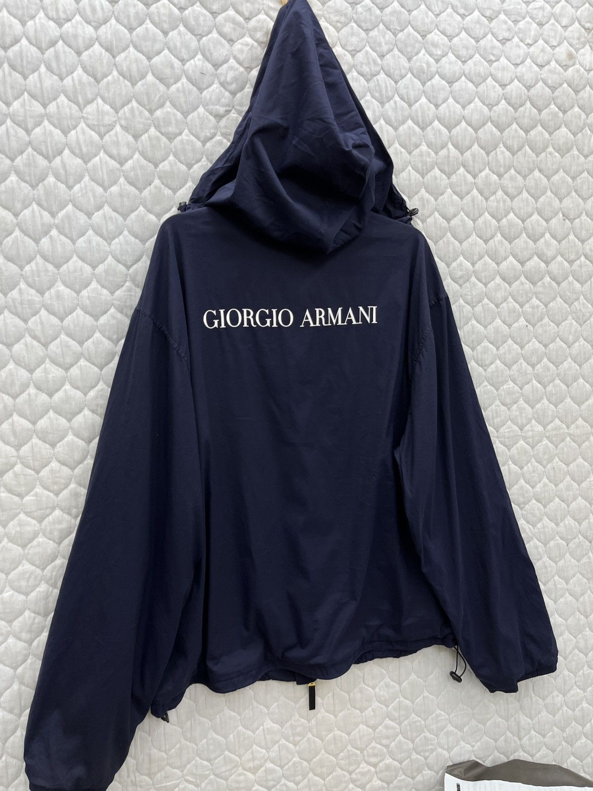 Giorgio Armani 🔥🔥🔥ARCHIVE GIORGIO ARMANI HOODIE LIGHT JACKET Size US L / EU 52-54 / 3 - 3 Thumbnail