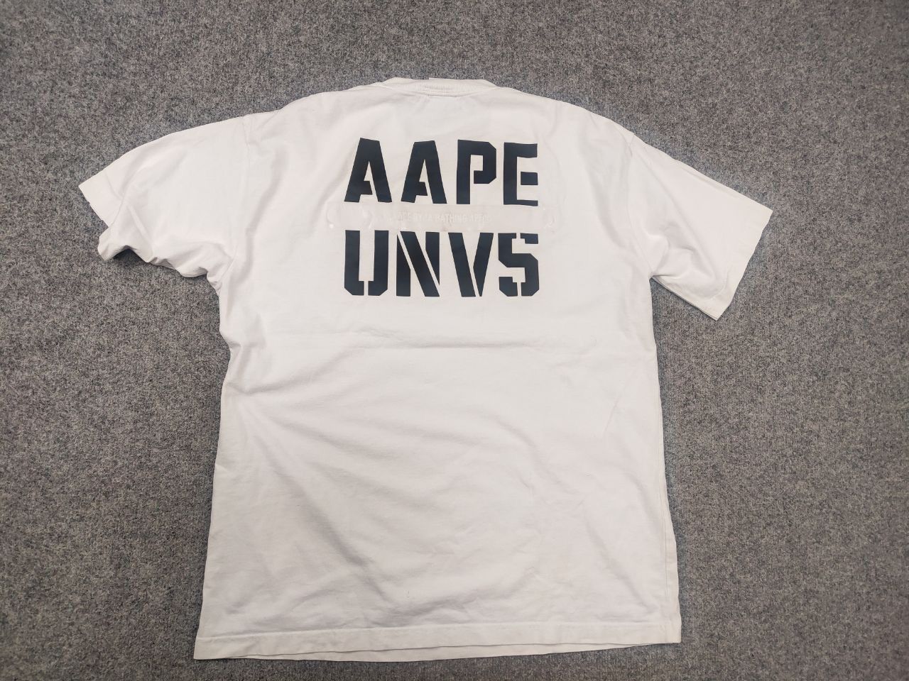 Aape Aape by a Bathing ape Cotton Logo UNVS t shirt Vintage Japan Size US XL / EU 56 / 4 - 8 Thumbnail
