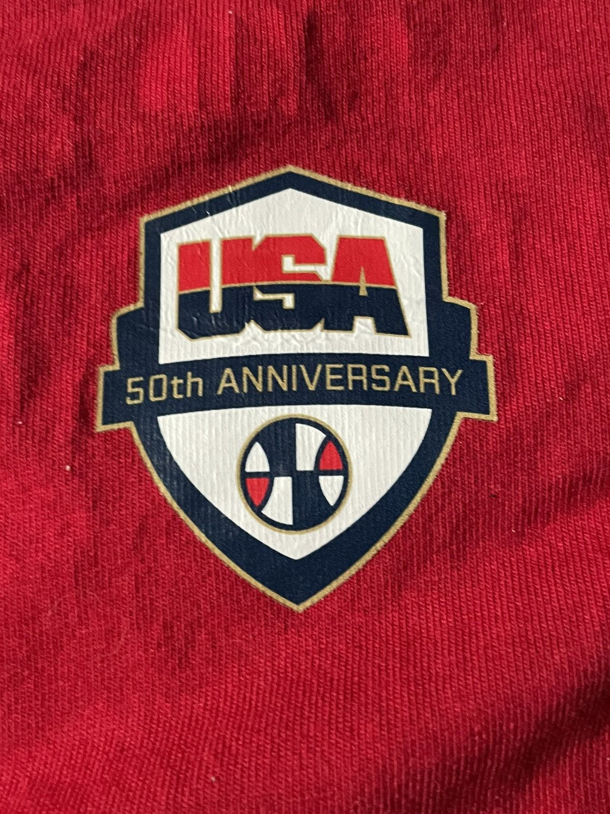 NBA × USA Olympics SLAM x TEAM USA “USA Basketball 50 Years Heavy Tee” Size US XL / EU 56 / 4 - 5 Thumbnail
