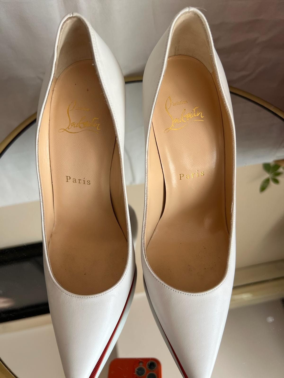 Christian Louboutin White So Kate Size US 6.5 / IT 36.5 - 5 Thumbnail