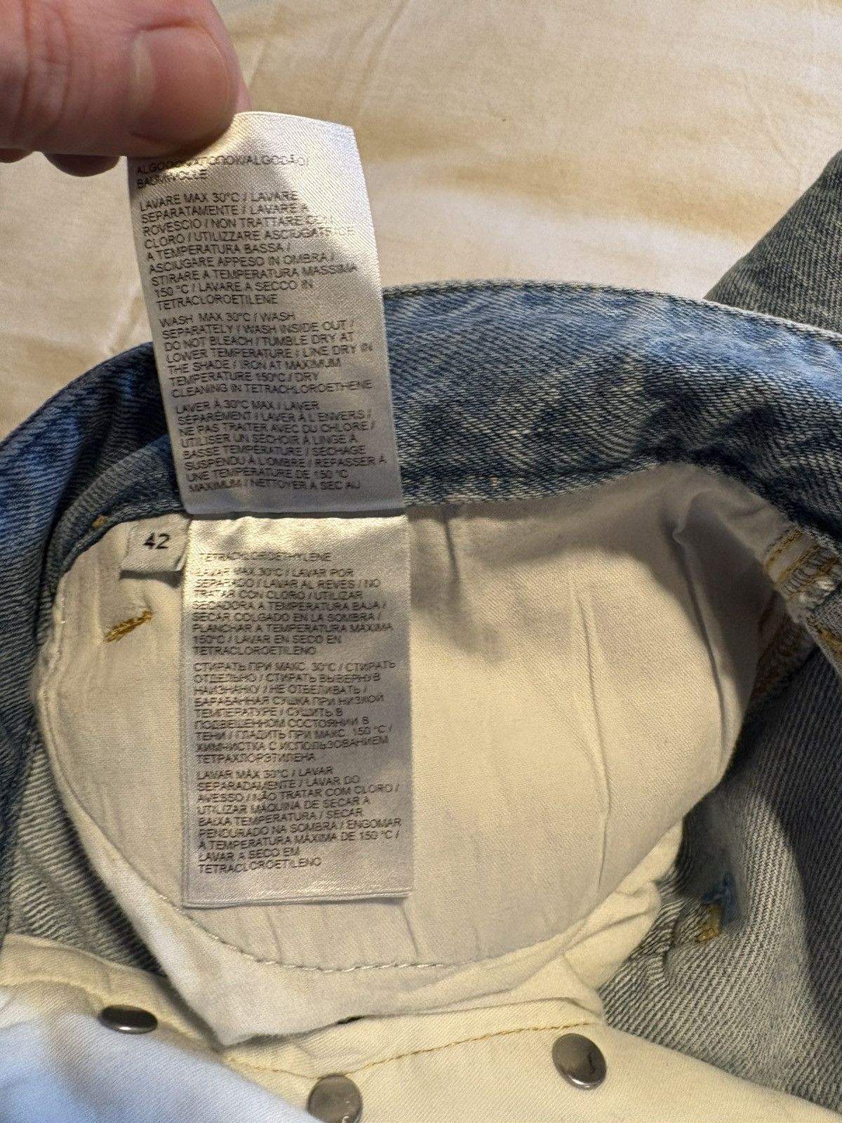 Bottega Veneta Bottega Veneta baggy wide leg denim pants. Size US 30 / EU 46 - 10 Thumbnail