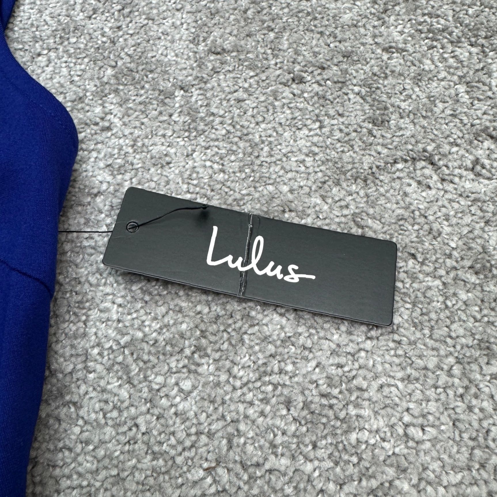 Lulus Lulus Bodycon Sleeveless Scoop Backless Midi Womens Royal Small Blue Stretch NWT Size S / US 4 / IT 40 - 7 Thumbnail