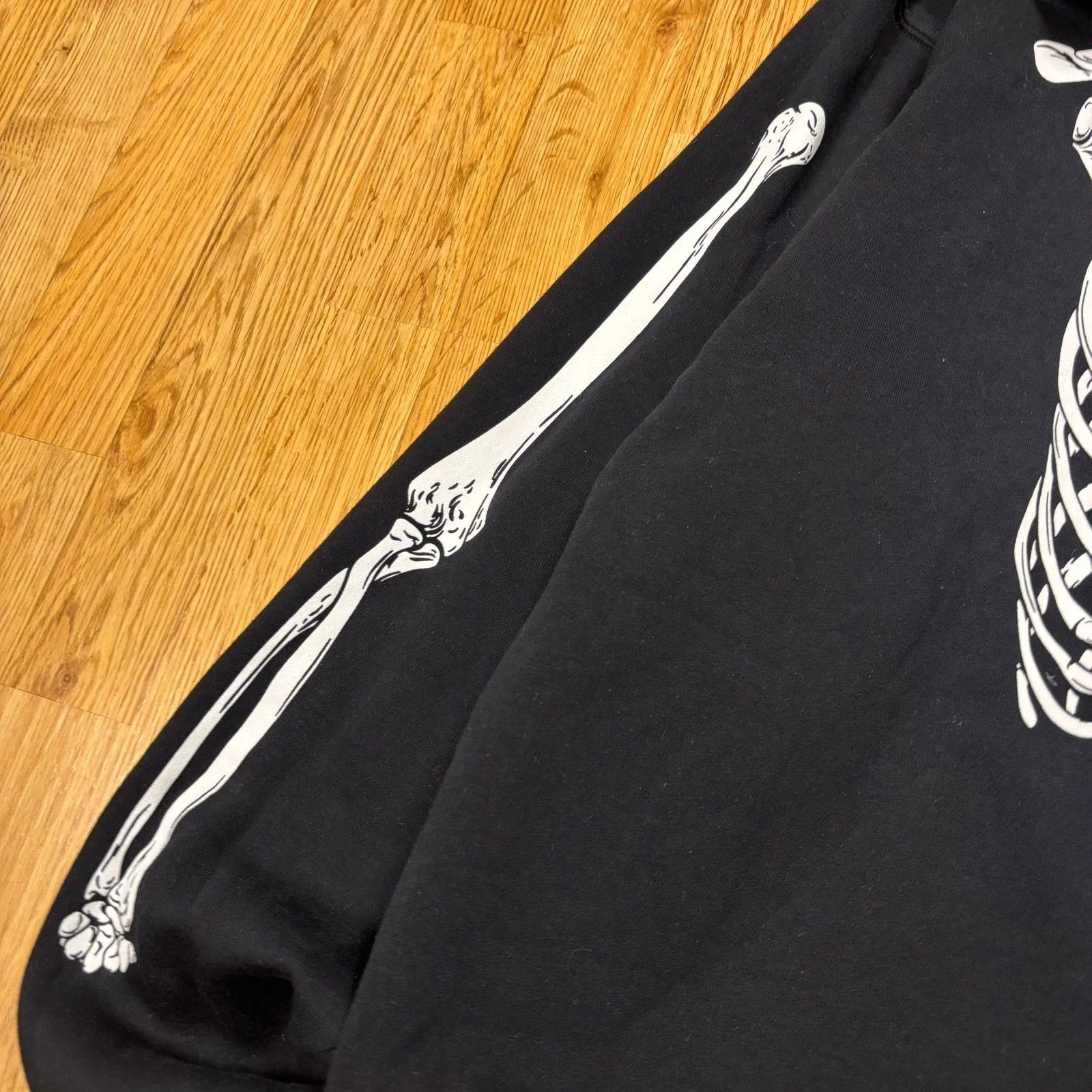 Japanese Brand Skeleton Print Hoodie Size US L / EU 52-54 / 3 - 4 Thumbnail