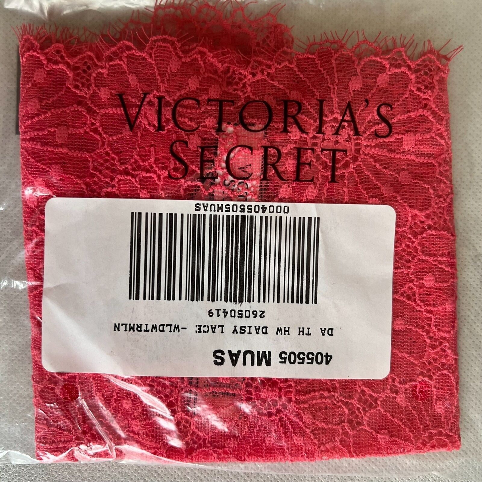 Victoria's Secret Victoria's Secret High-Rise Wild Watermelon Thong Panty, S Size ONE SIZE - 4 Thumbnail
