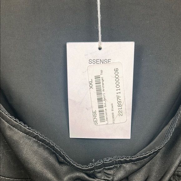 Guizio NEW SSENSE GUIZIO Swirl Archangel Top in Black Top XXL Size XXL / US 16-18 / IT 52-54 - 7 Thumbnail