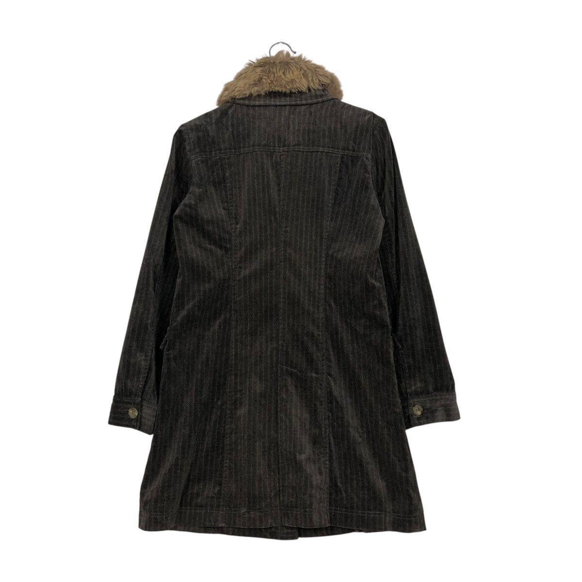 Tornado Mart 🔥VINTAGE HICKORY CHORE JACKET TORNADO MART MINK FUR COLLAR Size S / US 4 / IT 40 - 11 Thumbnail
