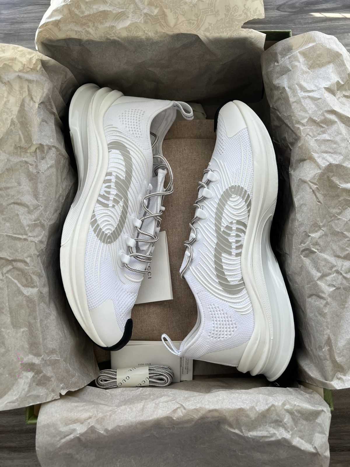 Gucci Gucci Interlocking G Running Sneaker Size 13.5 US Men’s NEW Size US 13 / EU 46 - 12 Thumbnail