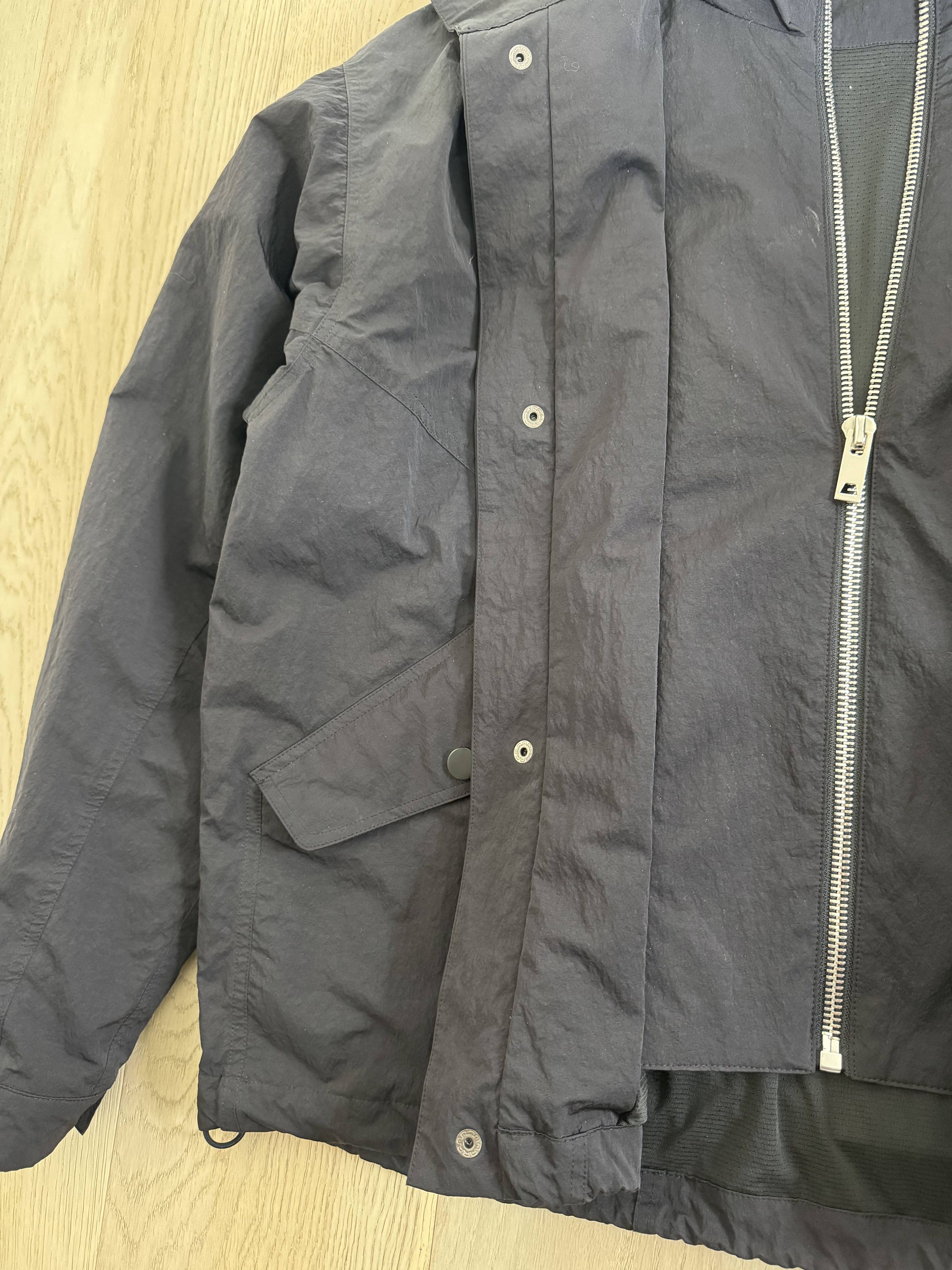 Sangiev Black Nylon Double Layer Jacket Size US M / EU 48-50 / 2 - 4 Thumbnail