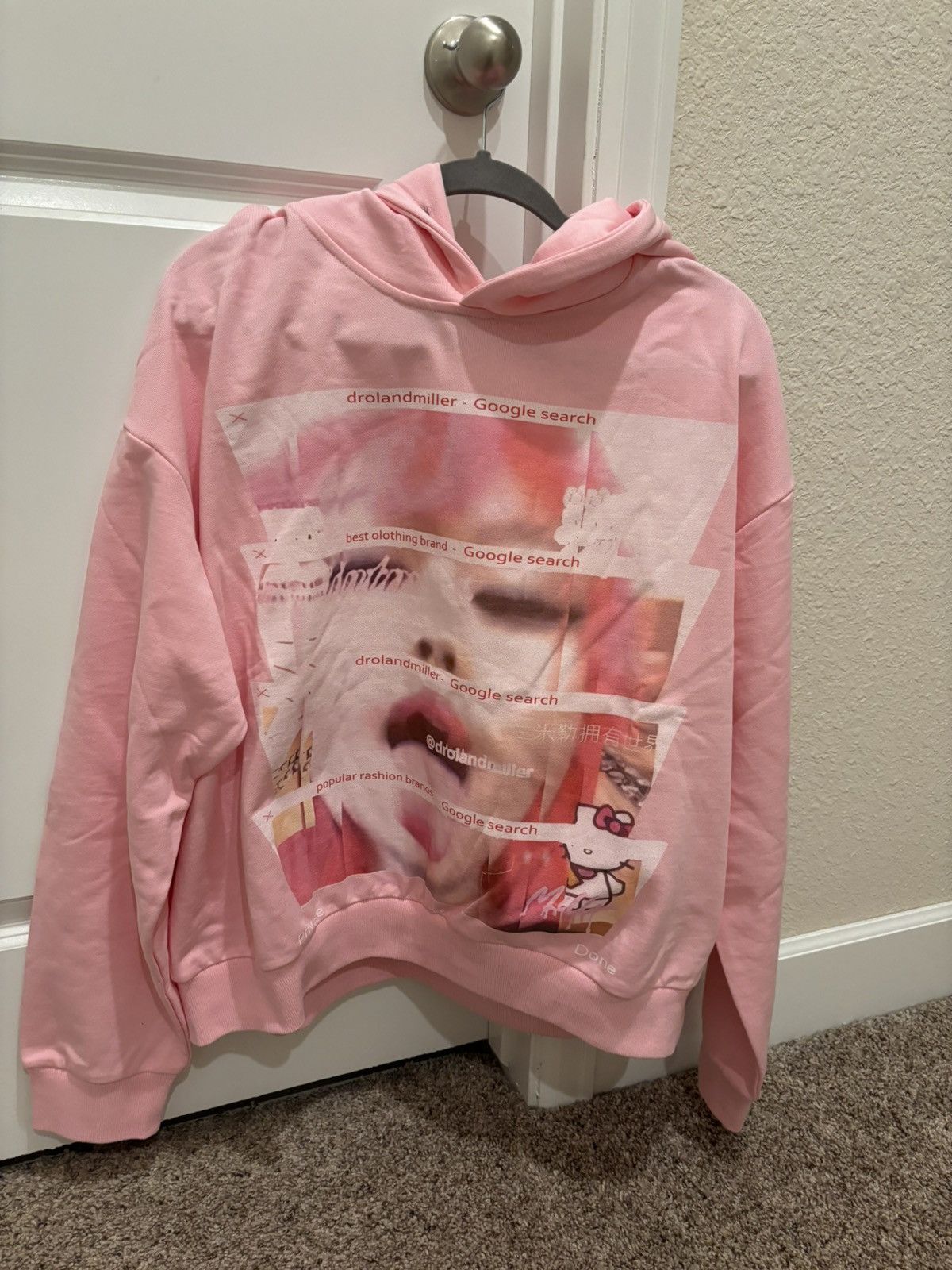 Ken Carson Ken Carson Chaos Tour Pink Hoodie Size Medium