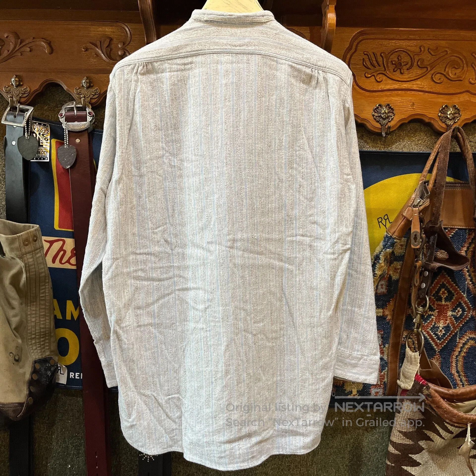 RRL Ralph Lauren RRL Vintage Striped Shirt. Size US M / EU 48-50 / 2 - 2 Thumbnail