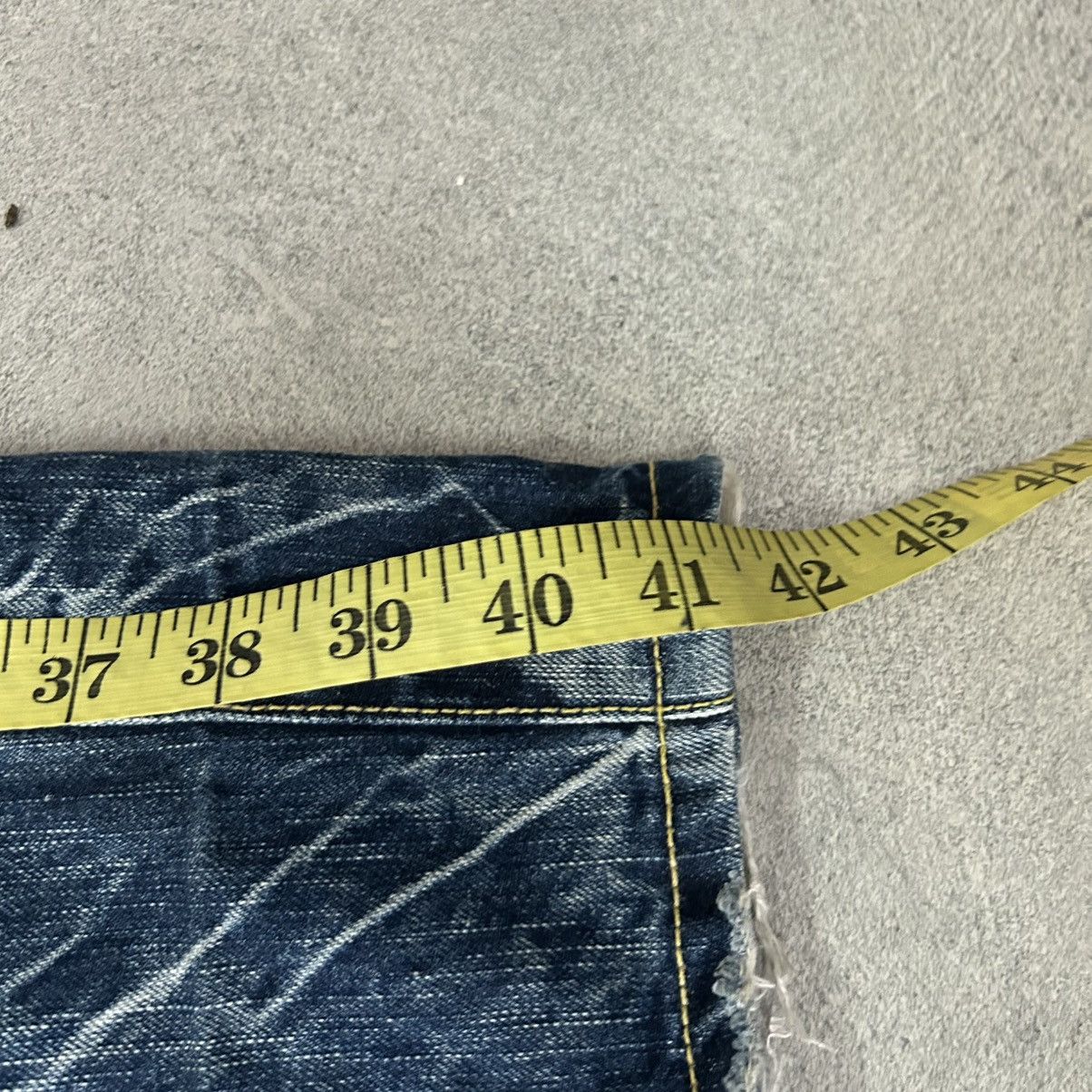 Tornado Mart Blue Way Flared Asidwash Jeans Size US 32 / EU 48 - 19 Thumbnail