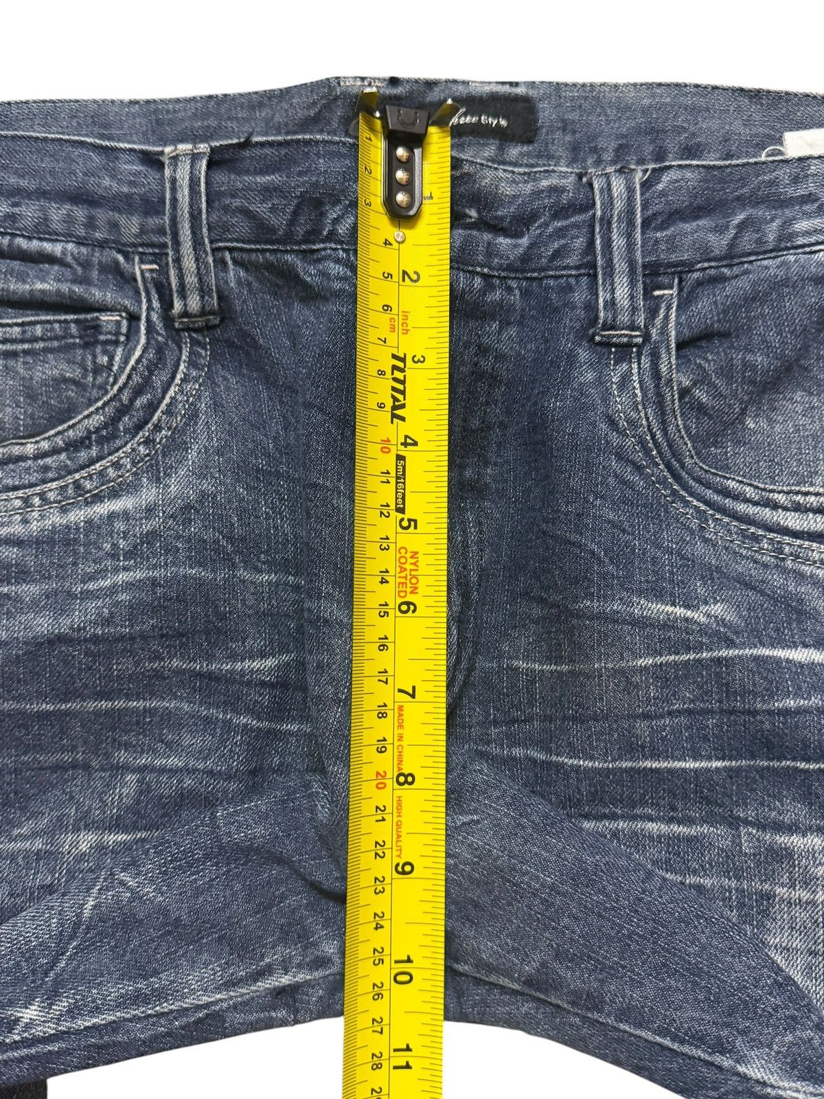 Hysteric Glamour Vintage Y2K Japanese Blue Faded Honeycomb Regular Straight Size US 32 / EU 48 - 11 Thumbnail
