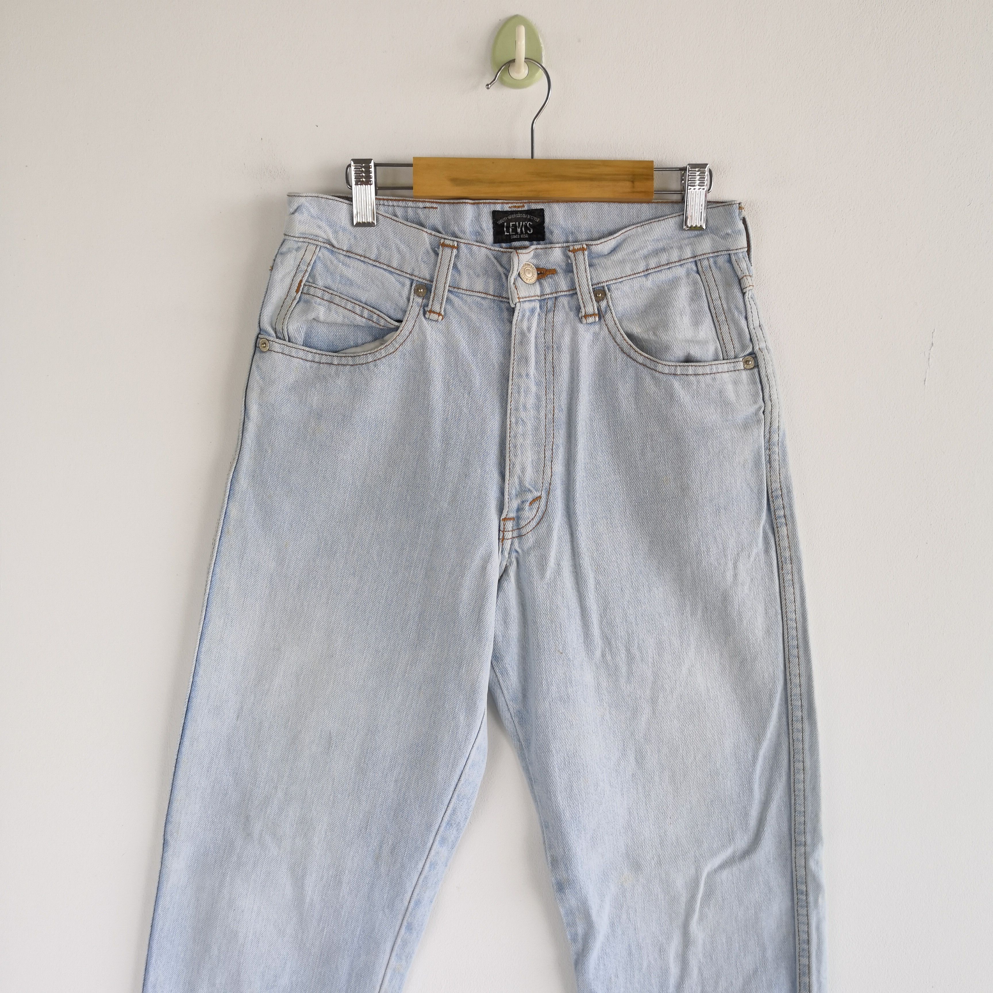 Levi's Vintage Levis Sun Faded Jeans Levi's Light Wash Denim Pants Size 26" / US 2 / IT 38 - 3 Thumbnail