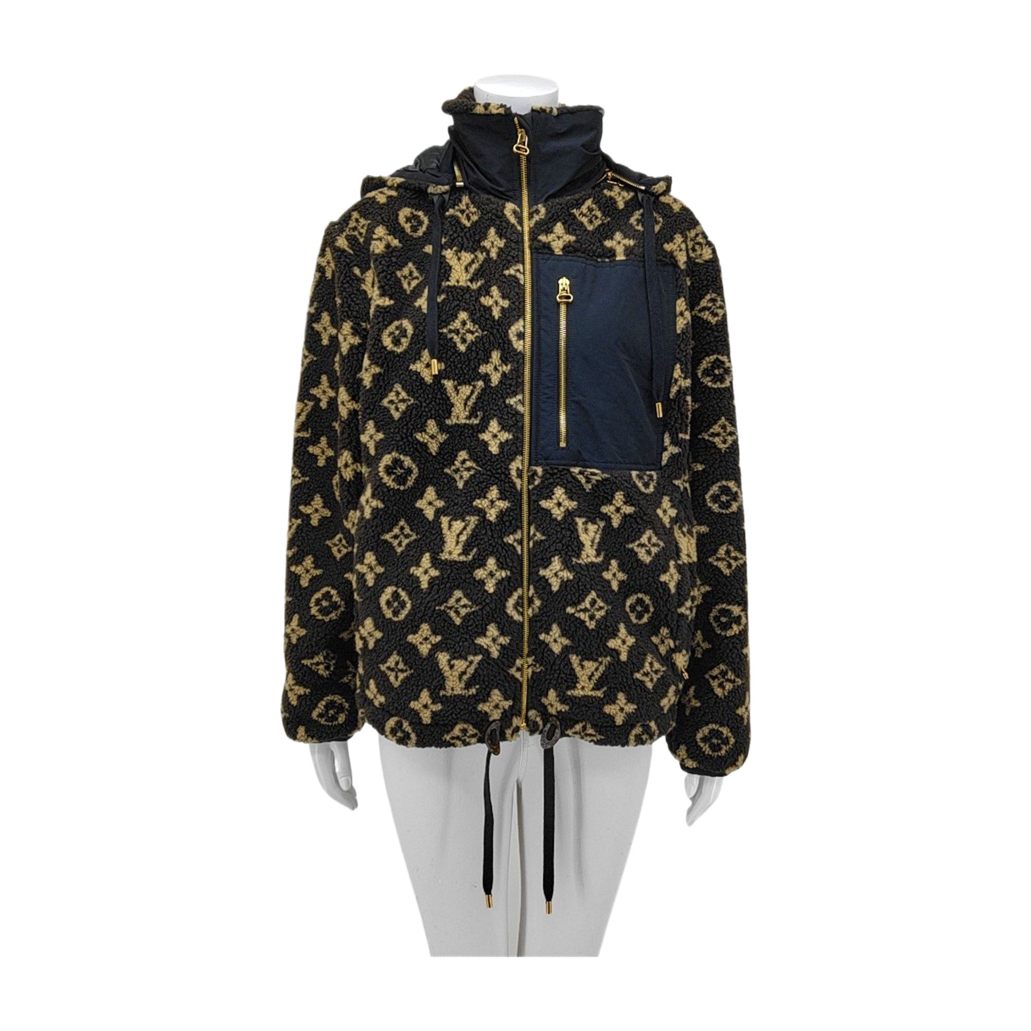 Louis Vuitton Louis Vuitton Monogram Fleece Jacket Size XS Size XS / US 0-2 / IT 36-38 - 1 Thumbnail