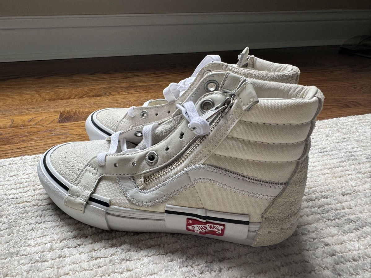 Vans Men’s 4.5 SK8-Hi Cap LX Deconstructed Marshmallow Mastermind Size US 5 / EU 37 - 1 Thumbnail