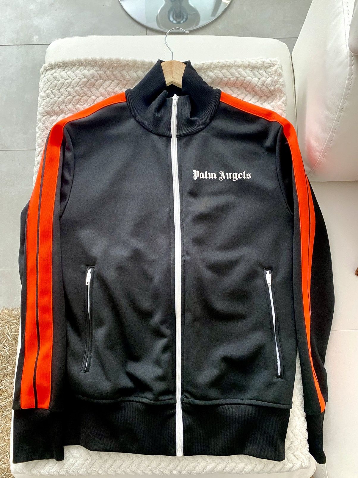 Palm Angels RARE neon orange Palm Angels Zipped Sweatshirt Track Jacket Size US S / EU 44-46 / 1 - 3 Thumbnail