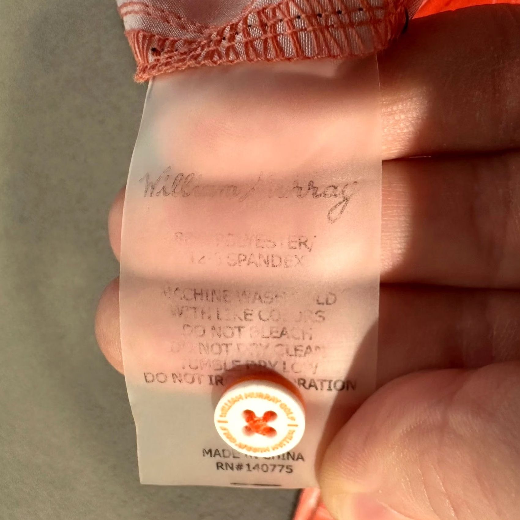 Vintage William Murray Polo Shirt Mens XL Orange Hometown Golf Cocktail Print AOP Size US XL / EU 56 / 4 - 7 Thumbnail