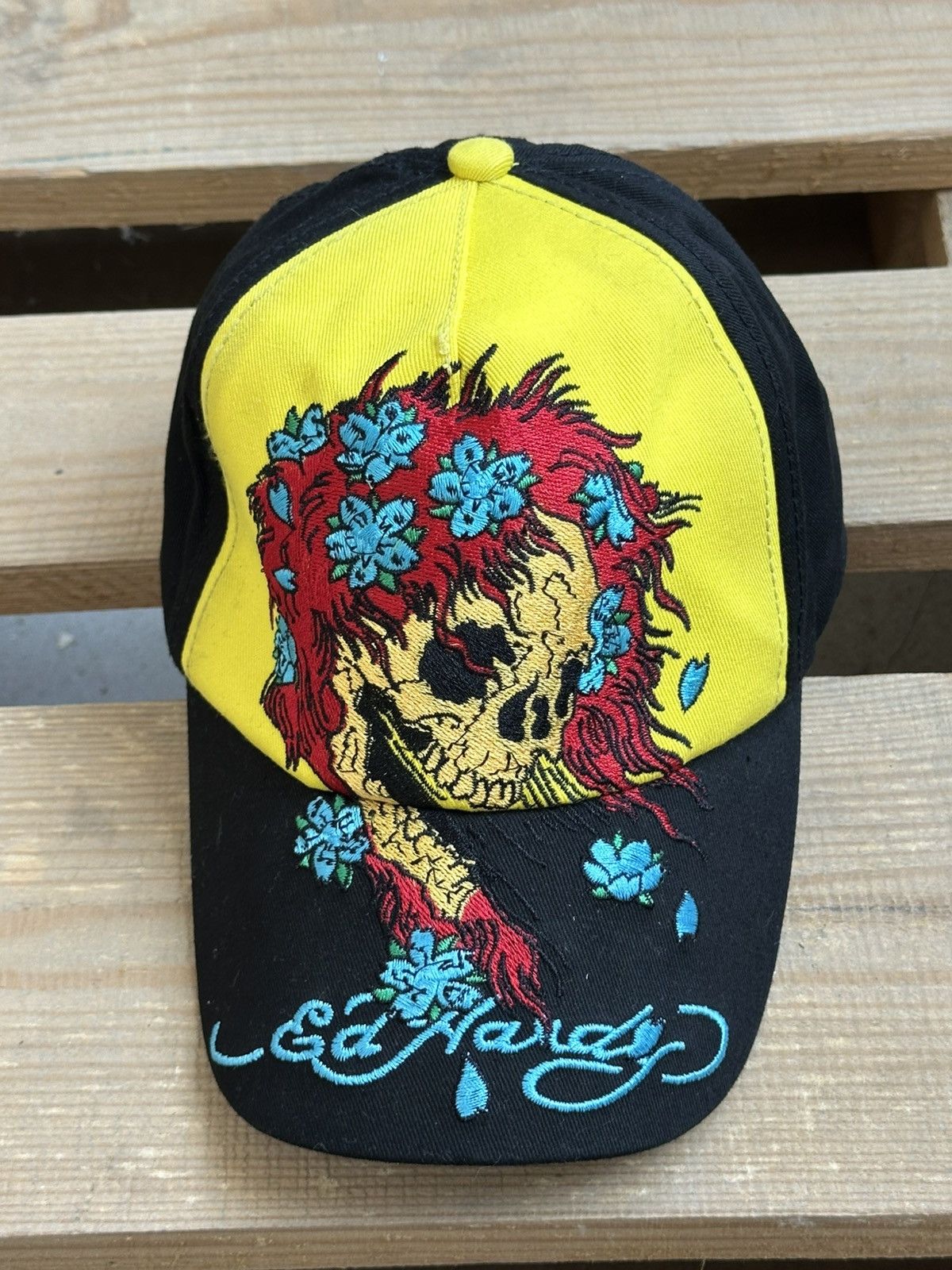 Ed Hardy Vintage Ed Hardy Christian Audigier Skull Cap Size ONE SIZE - 2 Thumbnail