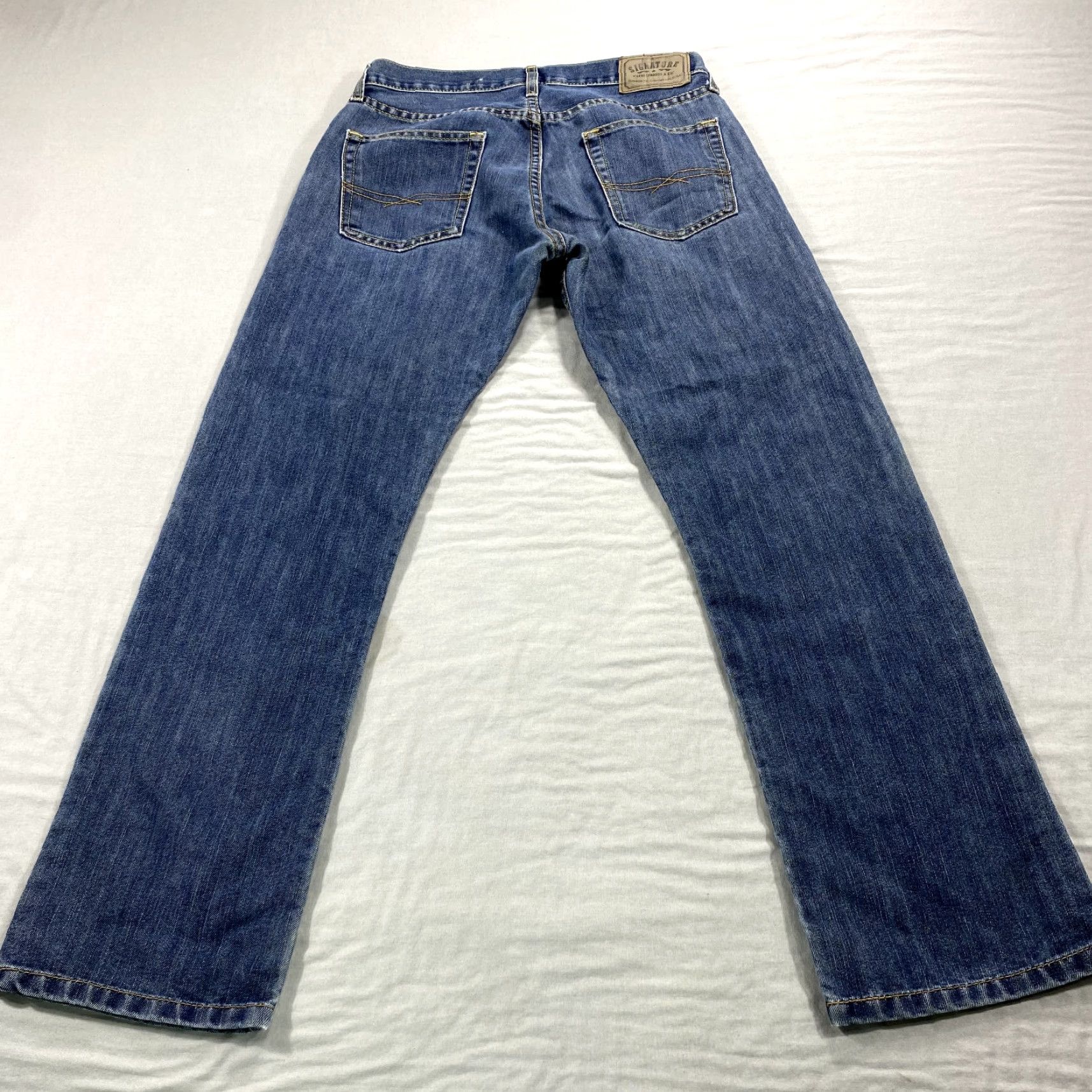Levi's VINTAGE Levi's Jeans Mens 30x30 Blue Denim Slim Straight Y2K Adult Slim Jeans Mens 30 Blue 5-Pocket USA Classic Size US 30 / EU 46 - 2 Thumbnail
