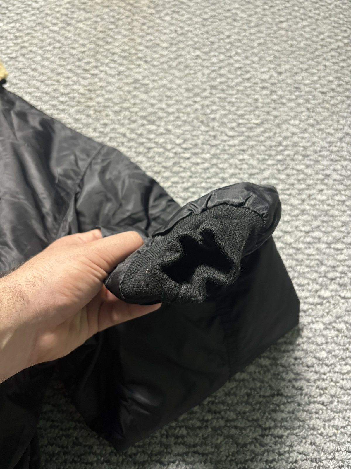 Japanese Brand Vintage Ma-1 Style Nylon Bomber Jacket Fur Collar Size US XL / EU 56 / 4 - 7 Thumbnail
