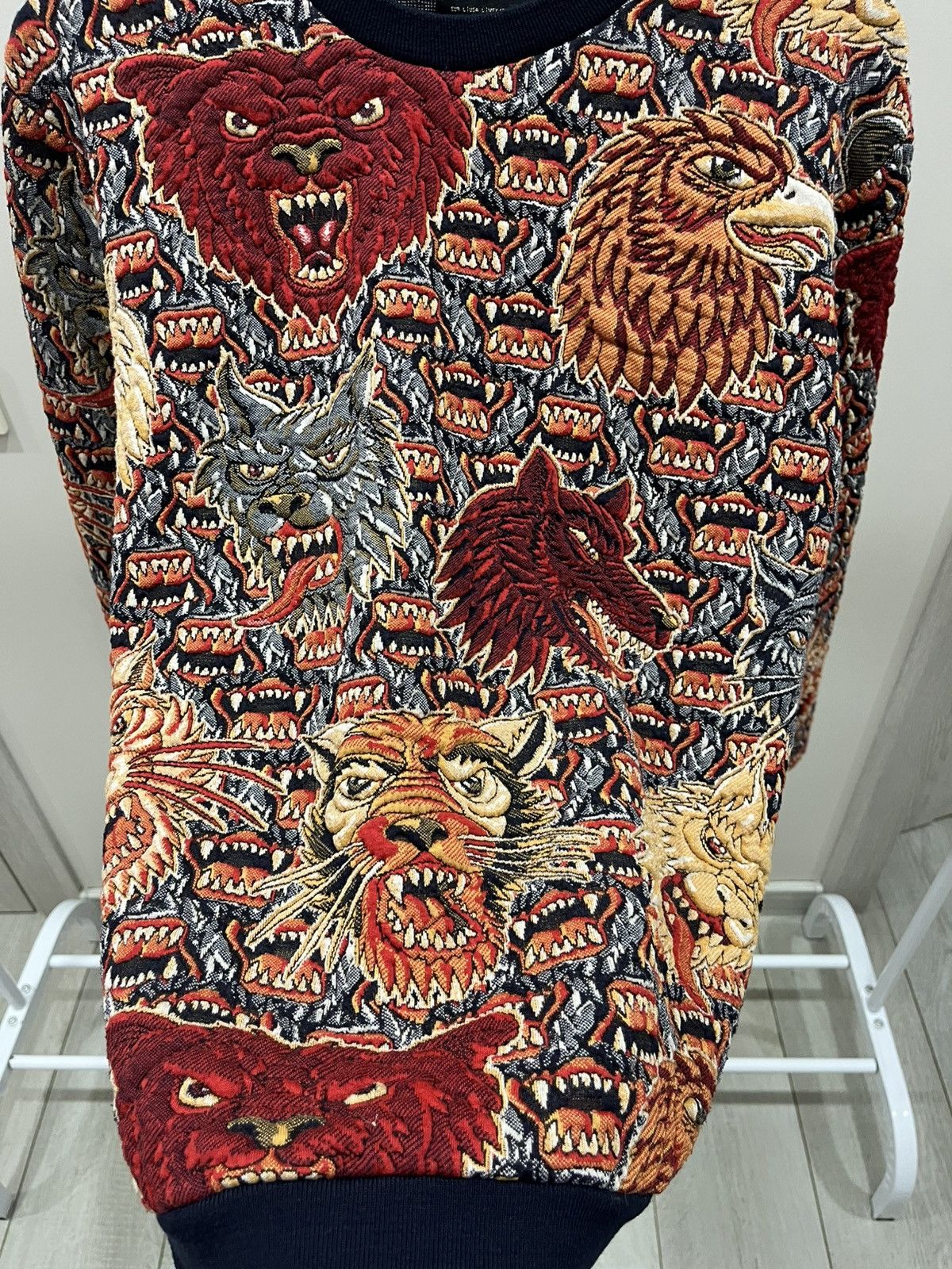 Zara RARE ZARA MAN 🔥Multicolour Animal Print Sweater Size US L / EU 52-54 / 3 - 4 Thumbnail