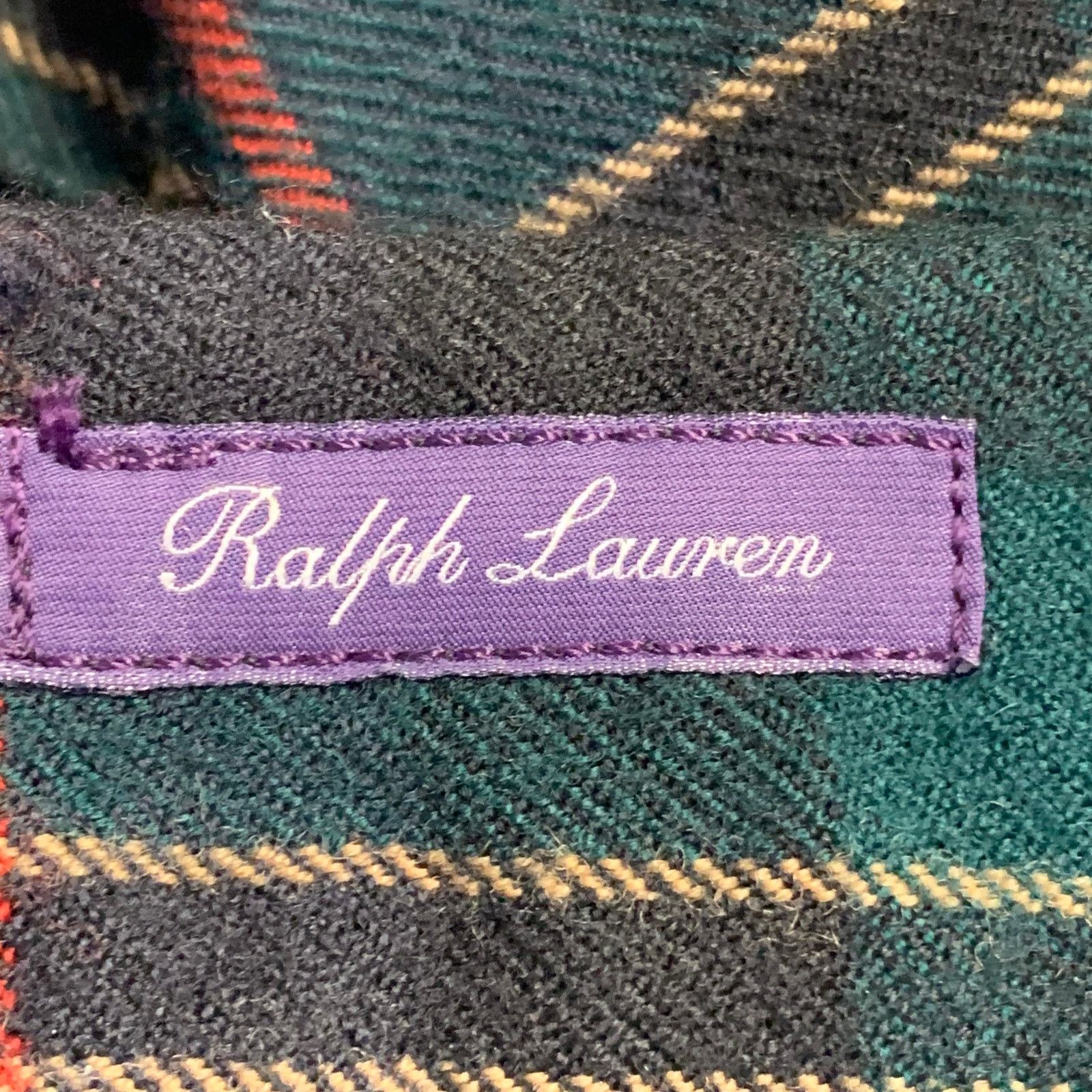 Ralph Lauren RALPH LAUREN Size 34 Green Red Plaid Wool Cargo Casual Pants Size US 34 / EU 50 - 4 Thumbnail