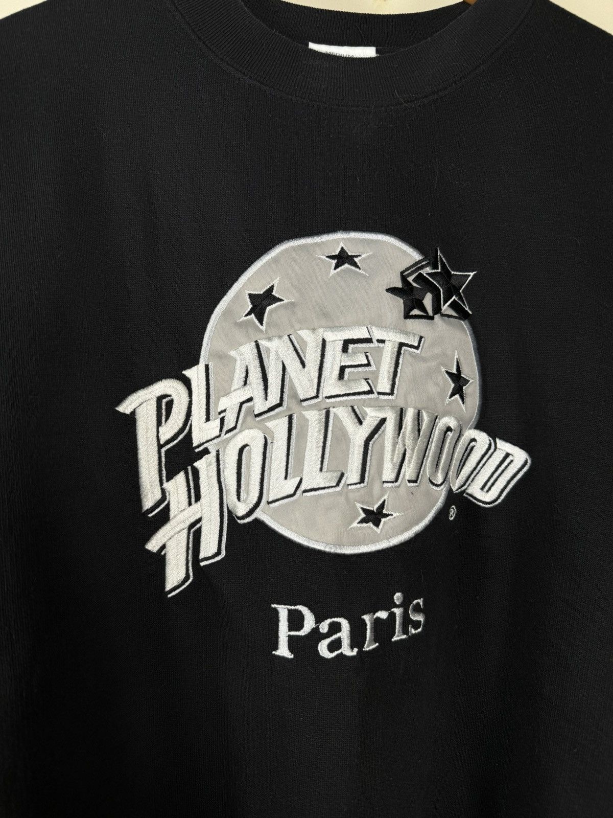Planet Hollywood × Vintage Vintage Planet Hollywood Paris Made in USA Sweatshirt Size US M / EU 48-50 / 2 - 2 Thumbnail