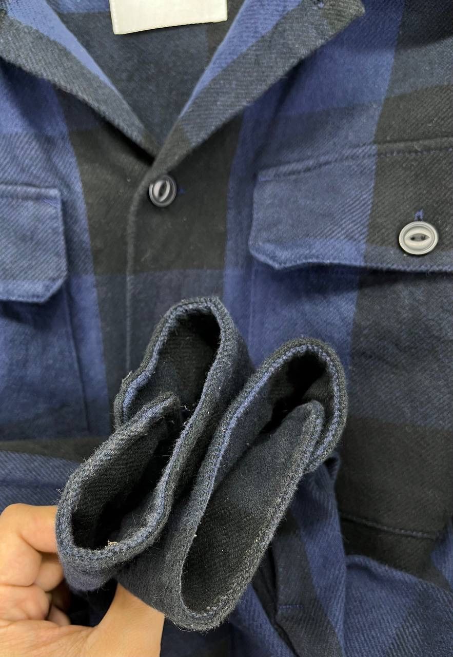 Flannel × Japanese Brand × SHIPS Vintage Ships Shadow Plaid Shirts Button Up Flannnel Size US M / EU 48-50 / 2 - 11 Thumbnail