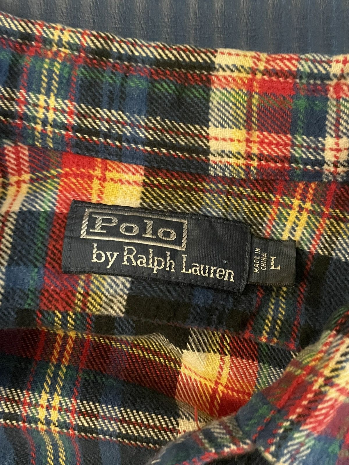 Polo Ralph Lauren × Ralph Lauren ralph plaid long sleeve button down Size US L / EU 52-54 / 3 - 2 Thumbnail