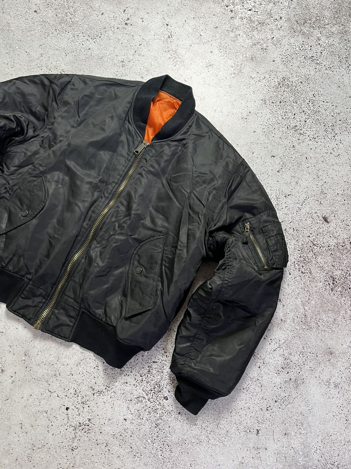 Alpha Industries × Vintage 💣Vintage Ma-1 Bomber Alpha Industries Bomber Style Size US M / EU 48-50 / 2 - 4 Thumbnail