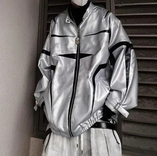 Other Higuchi x Junna STAR Metallic Silver Sporty Jacket Size US M / EU 48-50 / 2 - 5 Thumbnail
